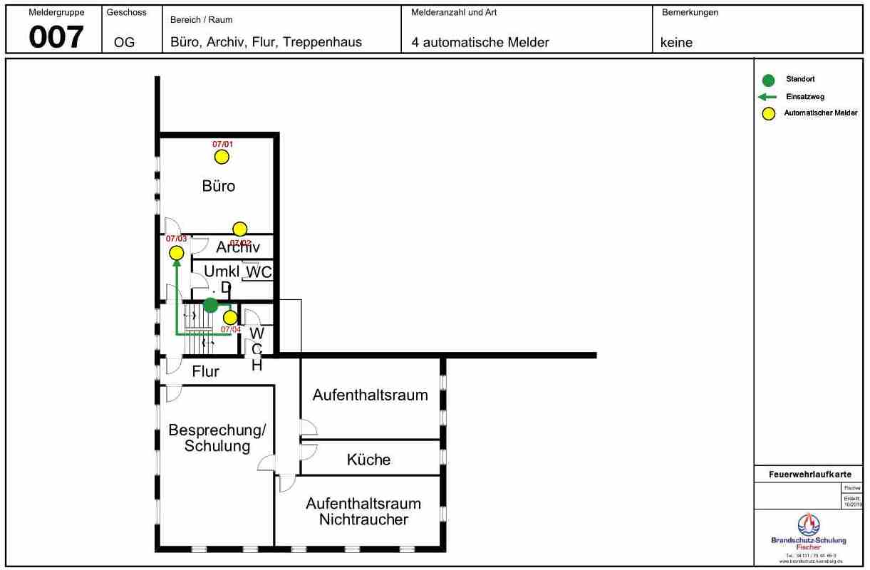 Feuerwehrlaufkarte